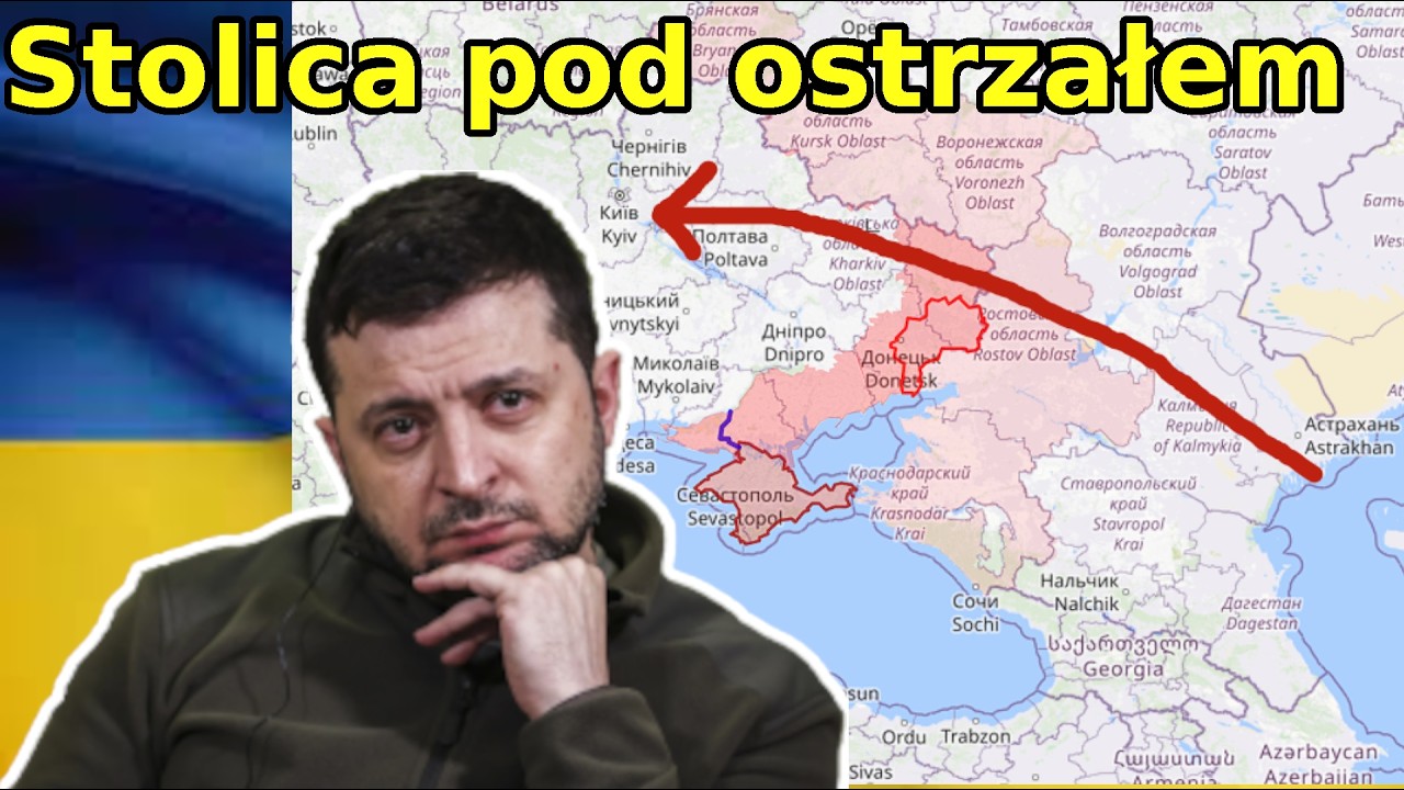 Kij&oacute;w w ogniu wojna na ukrainie