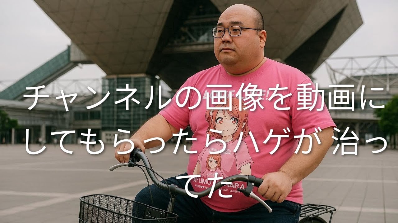 チャンネルの画像を動画にしてもらったらハゲが治ってた