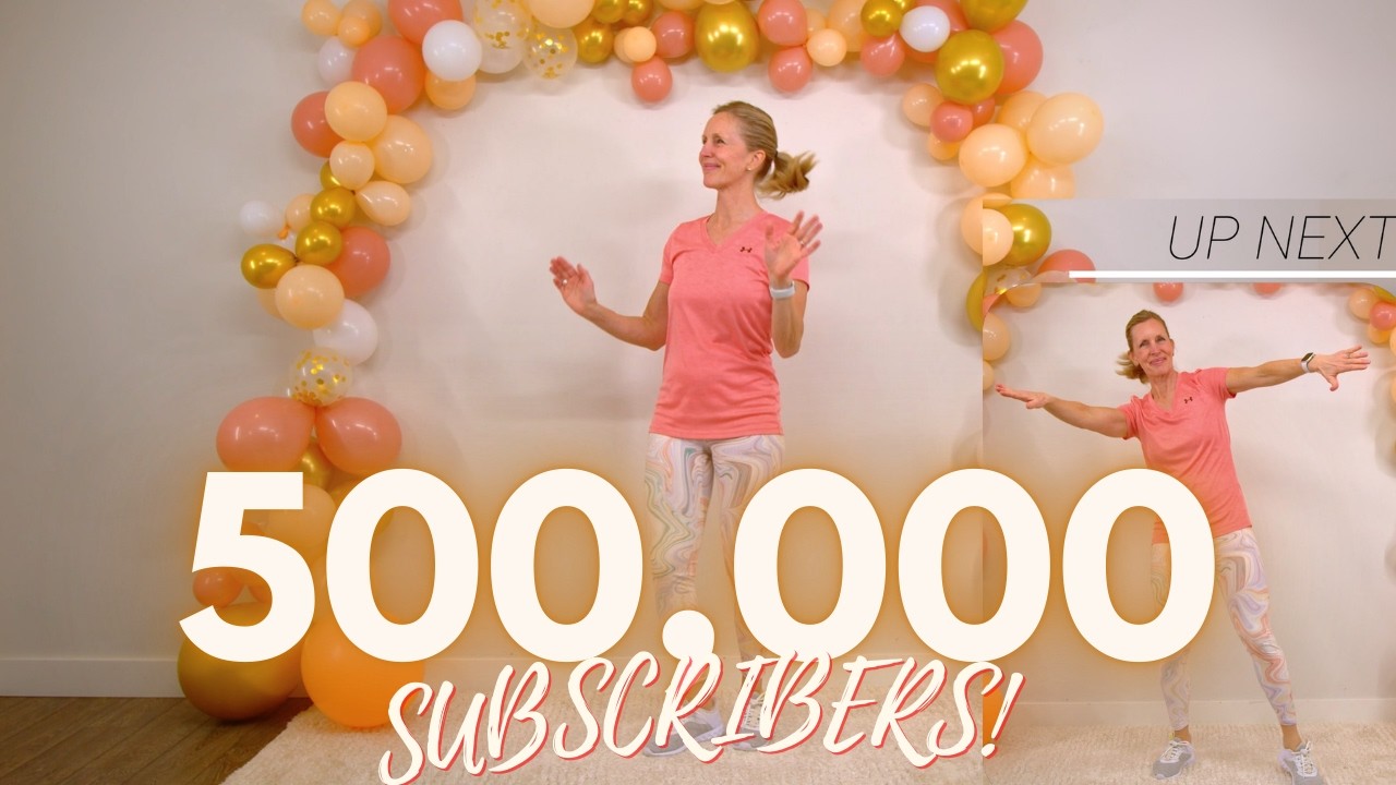 500,000 Strong! 🎉15-Min Celebration Walk for Improved Health at Home