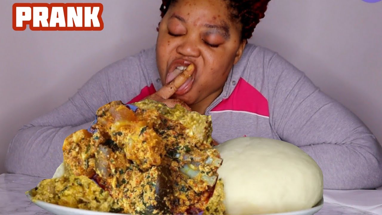 Розыгрыш над женой | Самый острый суп Эгуси 🍲 с фуфу Мукпрыжок! МЕСТЬ!