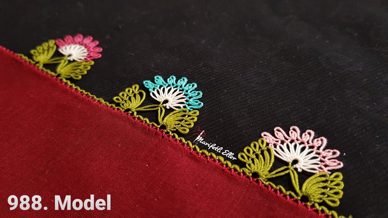Çok Beğeneceğiniz Harika Bir İğne Oyası Modeli Yapımı | 988. Model