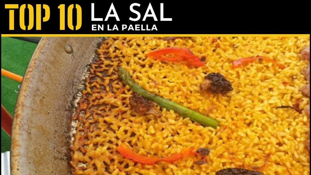 La sal en la paella valenciana o en las paellas Cuándo se la debemos echar o salar el pollo
