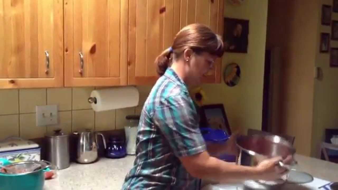 Straining cooked tomatoes FAST!!!