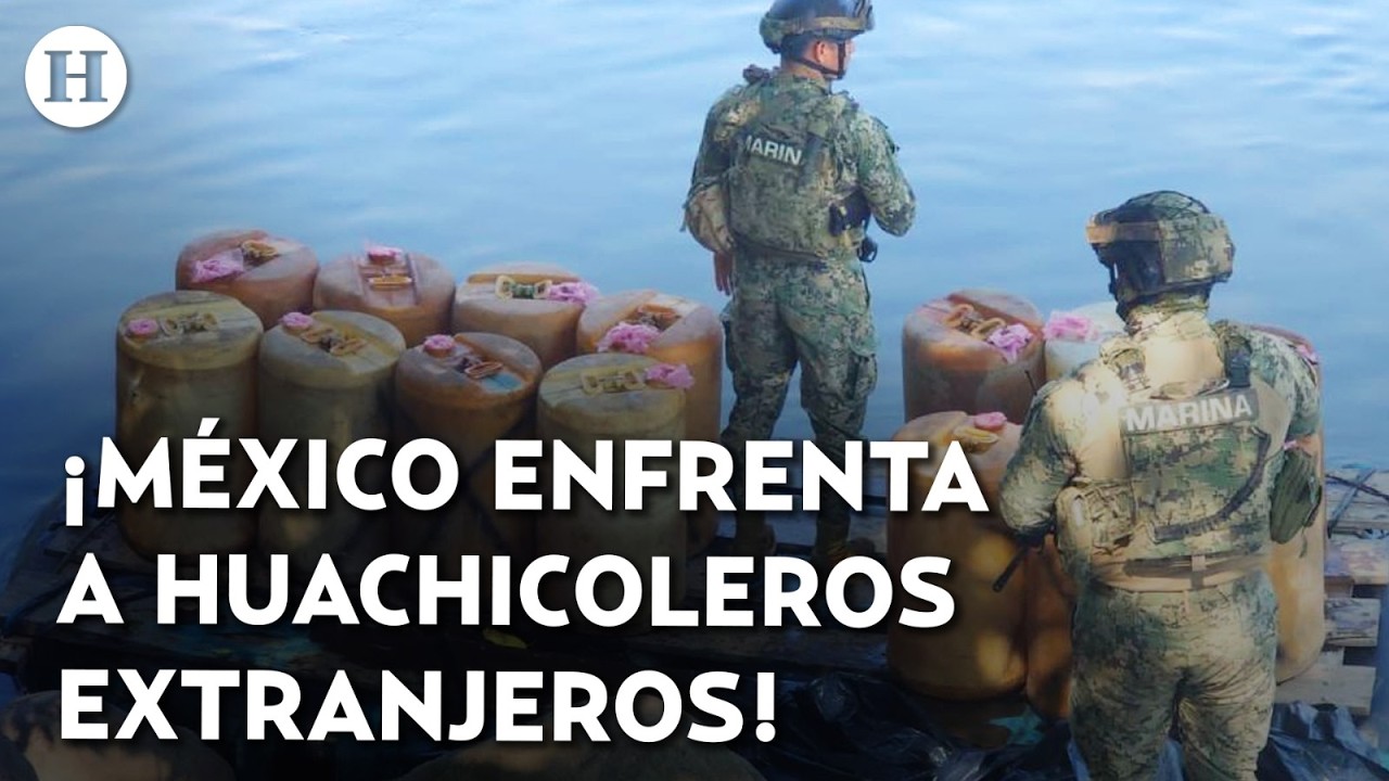 ¡Huachicol en la frontera! Marinos enfrenta a guatemaltecos que robaban combustible en Chiapas