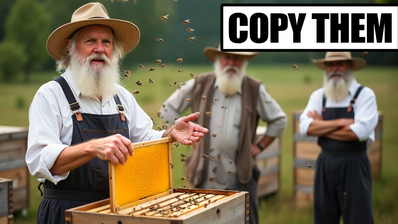How Amish Raise Bees For Honey Without Modern Equipment