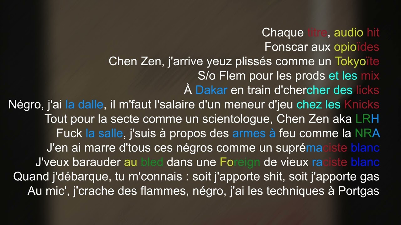 Sch&eacute;ma de rime | Freeze Corleone - LRH