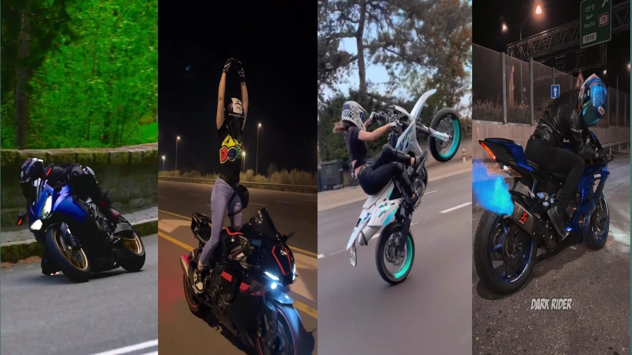 Part–16 Awesome Crazy Rider 🏍️ Super Bike status 🖤 Heavy Rider status#Ducativ4r#ninjah2#h2r#S1000rr
