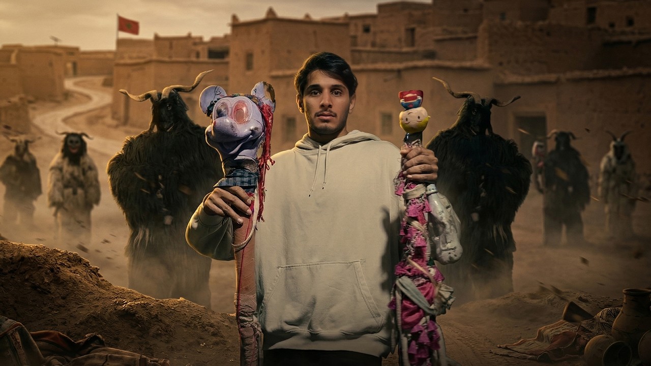 مهرجان بوجلود في المغرب 🇲🇦 #أول_مرة_أشوف