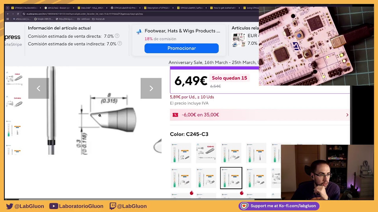 🔥Probamos el CubeMX2 y STM32C5🔥 KiCAD, STM32, Arduino, ESP32 🤖