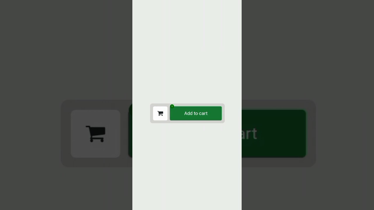 animated add to cart button using HTML and css