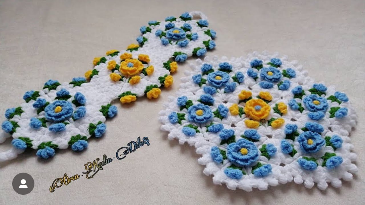 Tam ÇEYİZLİK çok güzel çiçekli lif modeli ✅ Çok kolay takım lif modeli / Çiçekli lif 