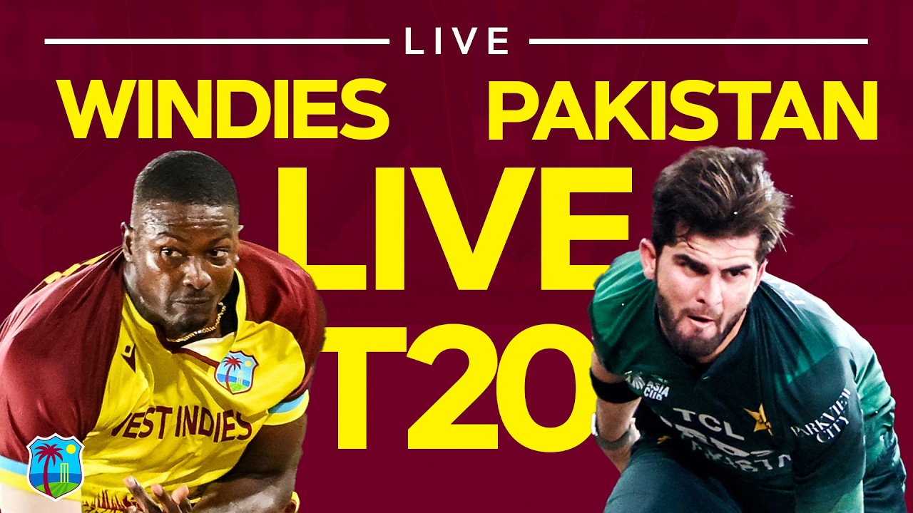 Shaheen Raw Pace 🆚 Jason Holder Clutch 💥 West Indies v Pakistan T20 LIVE