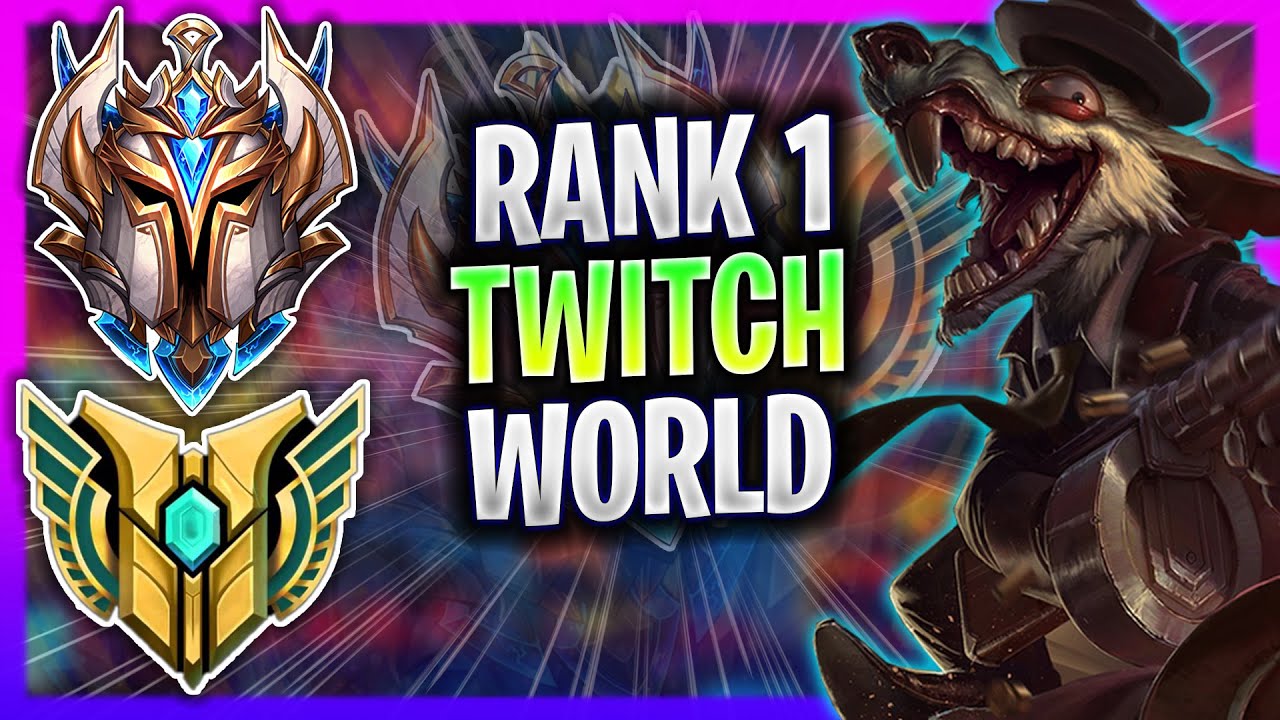 RANK 1 TWITCH IN THE WORLD! | RANK 1 TWITCH ADC GAMEPLAY | RANK 1 TWITCH GUIDE