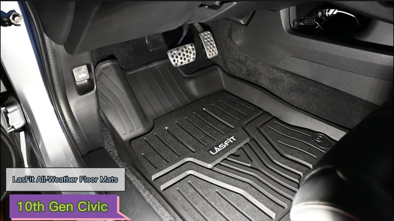 LasFit All-Weather Floor Mats for 10th Gen Civic
