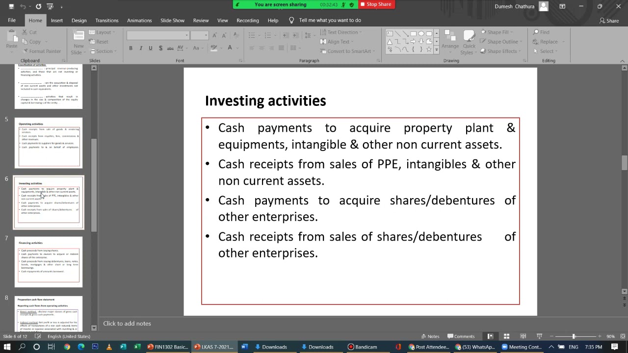 LKAS- 07 Statement of Cashflow part 01