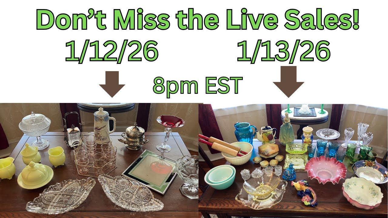 2 Live Sales in 2 Nights.  Back to Back!  Full Previews!