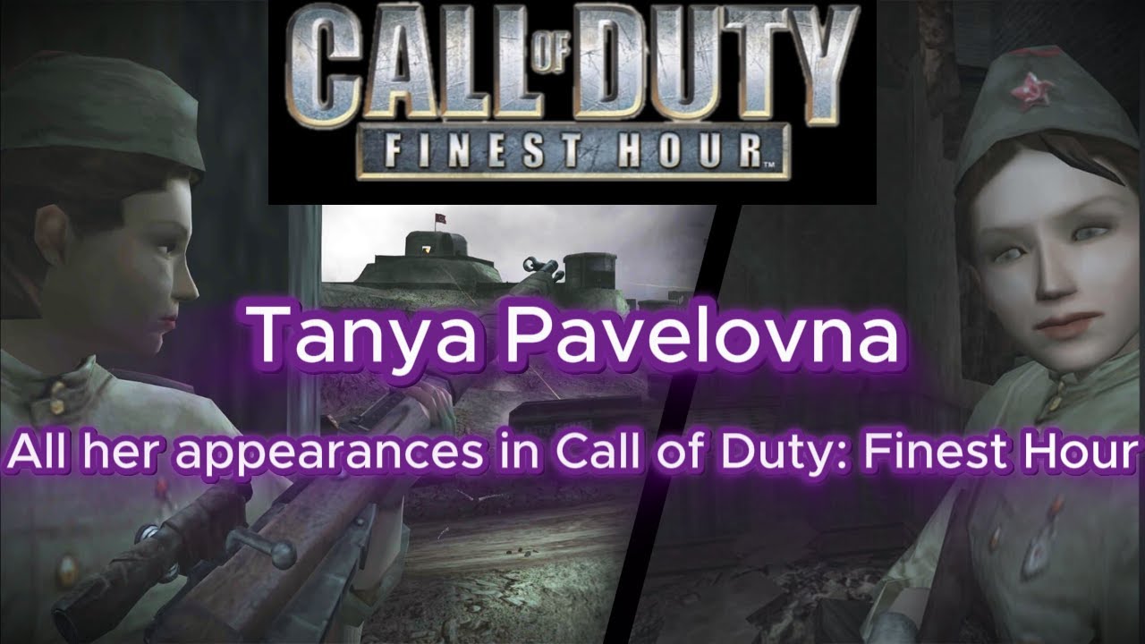 Tanya Pavelovna - All her appearances in Call of Duty: Finest Hour