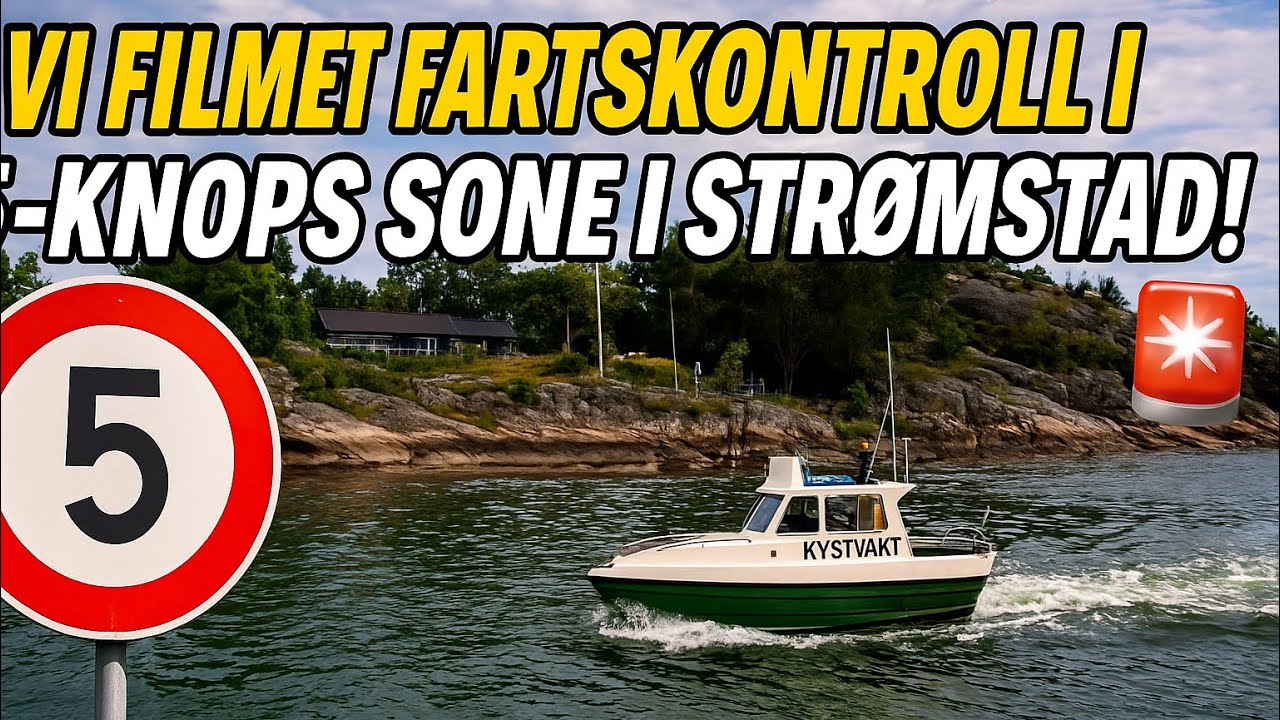 Vi FILMET FARTSKONTROLL i 5-knops sone i Strømstad! 🚨