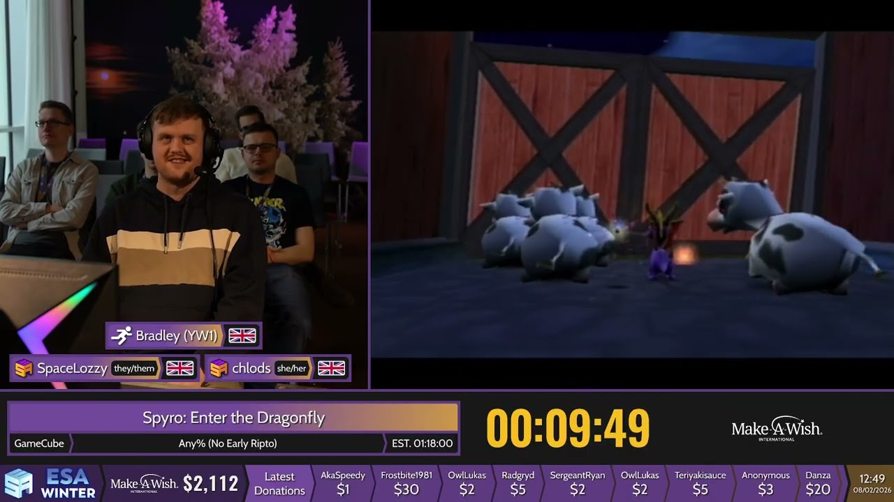Spyro: Enter the Dragonfly [Any% (No Early Ripto)] by Bradley (YW1) - #ESAWinter26