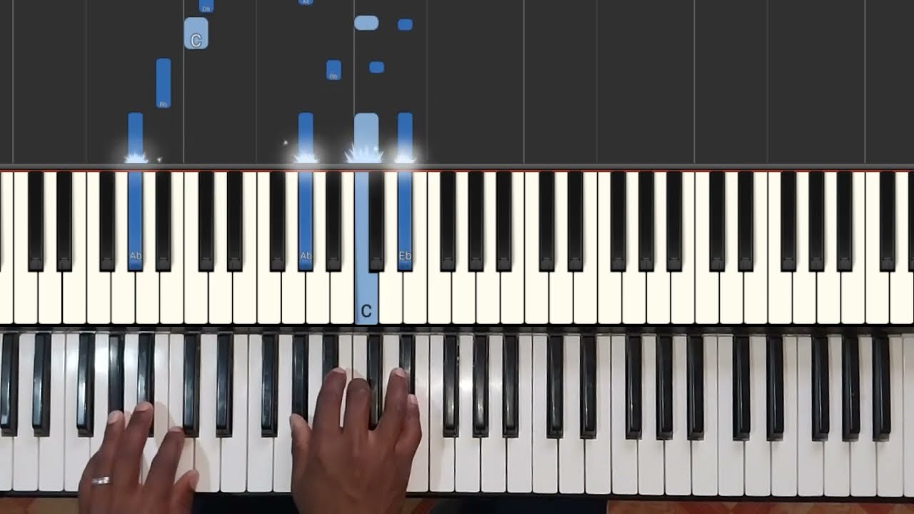 How to play 🎹,  siyabonga nkosu jesu / by dumi mkokstard || Key ( E &C#)