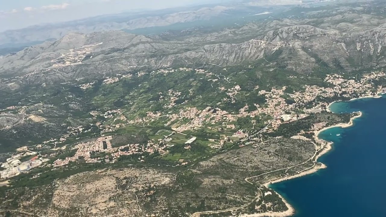 Take off from Dubrovnik Airport
