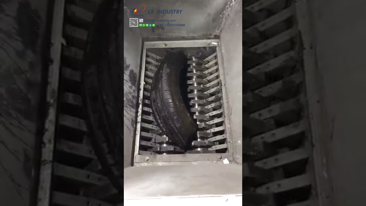 tyre shredder | tire shredder | Crazy heavy industrial shredder machine