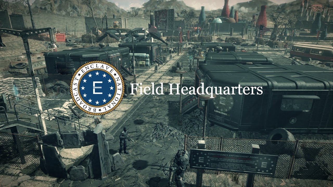 Enclave field headquarters settlement - Fallout 4