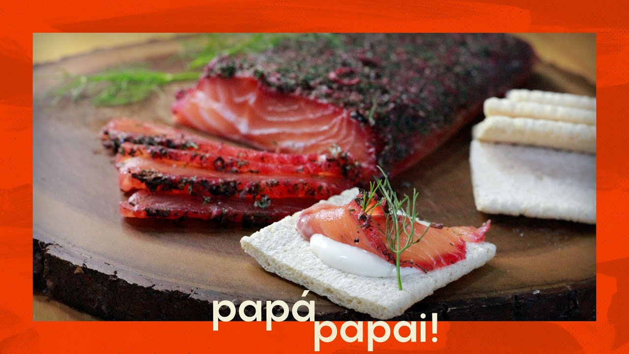 GRAVAD LAX | GRAVALAX | SALMÃO CURADO | RECEITA DE SALMÃO CURADO | GRAVED LAKS