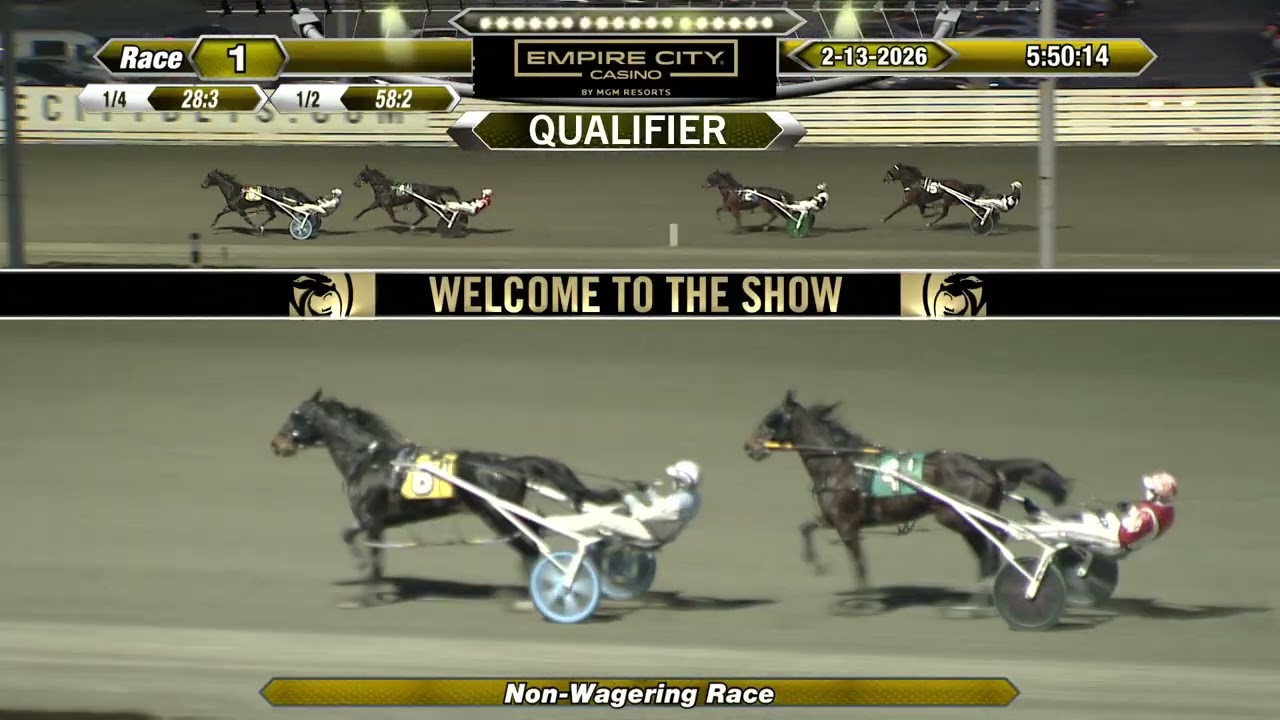 Yonkers Raceway Qualifiers - February 13th, 2026, Race 1