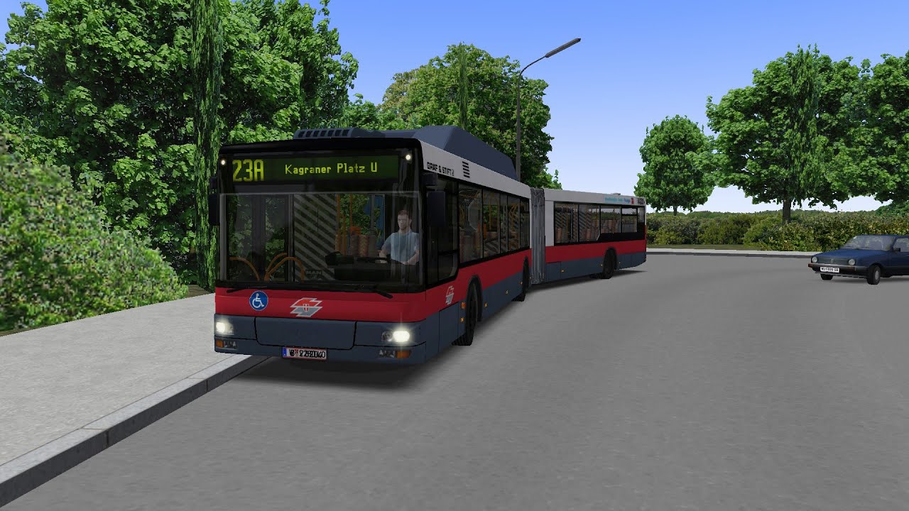 Omsi 2 Wien 23A Man NG 243 M18 LPG