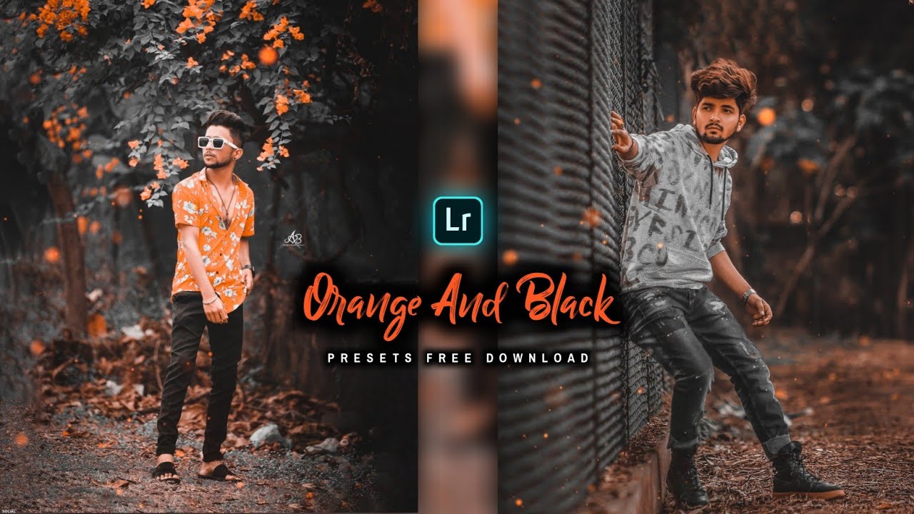 Orange And Black Presets - Lightroom Editing|Lightroom Presets|Lightroom Editing|lr Photo editing