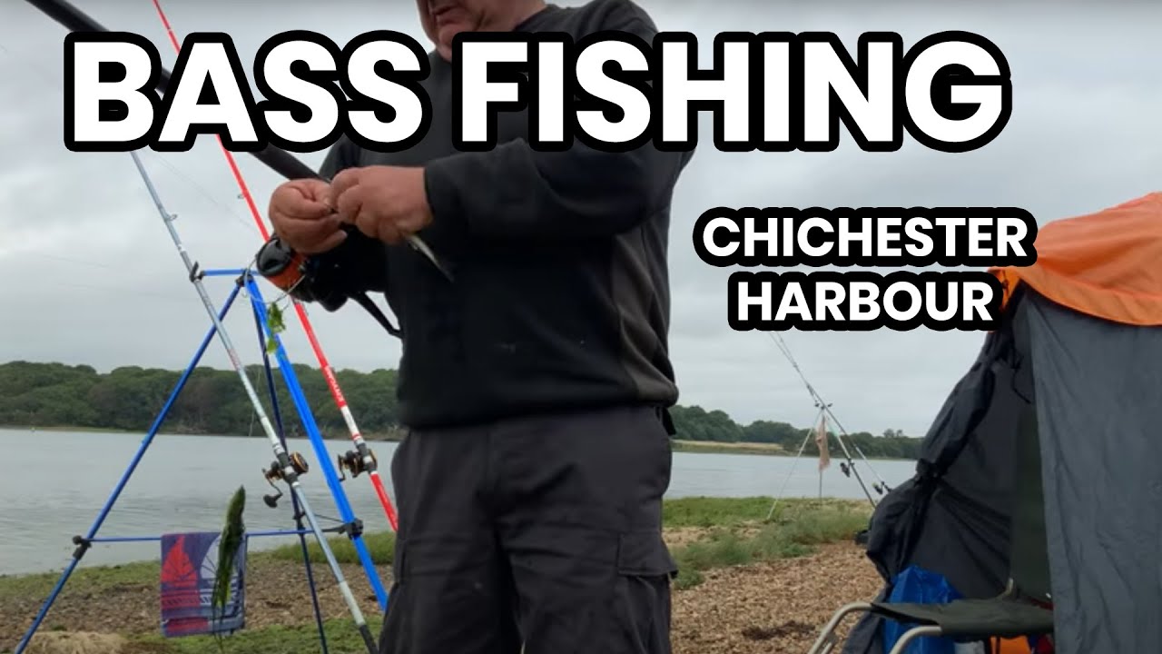 Bass fishing Chichester Harbour with my mate Andy