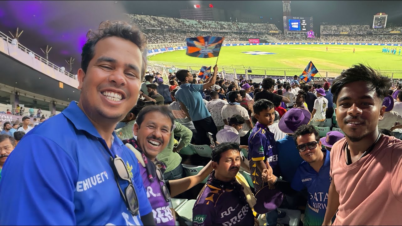 জীবনে প্রথমবার স্টেডিয়ামে খেলা দেখতে গেলাম | KKR VS LSG Match 🏏 ||