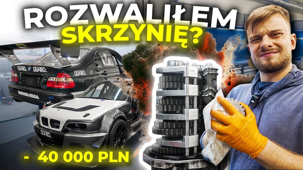Tego w motorsporcie nie unikniesz… | Naprawa skrzyni BMW M3