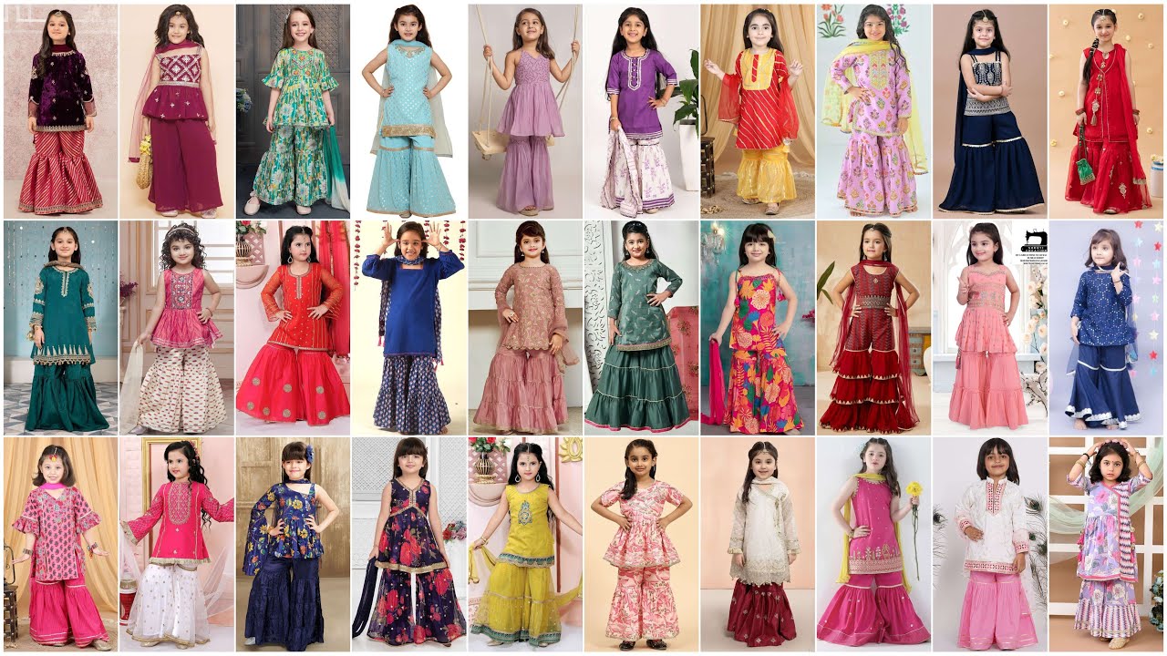 New stylish Sharara suit design | beautiful baby Sharara suit | Sharara dress suit 2025