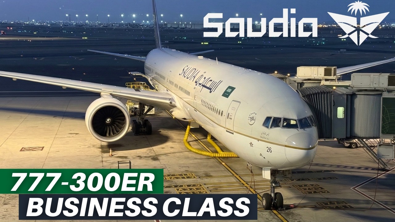 SAUDIA BOEING 777-300ER (Business Class) | Jeddah - Riyad | Flight Review