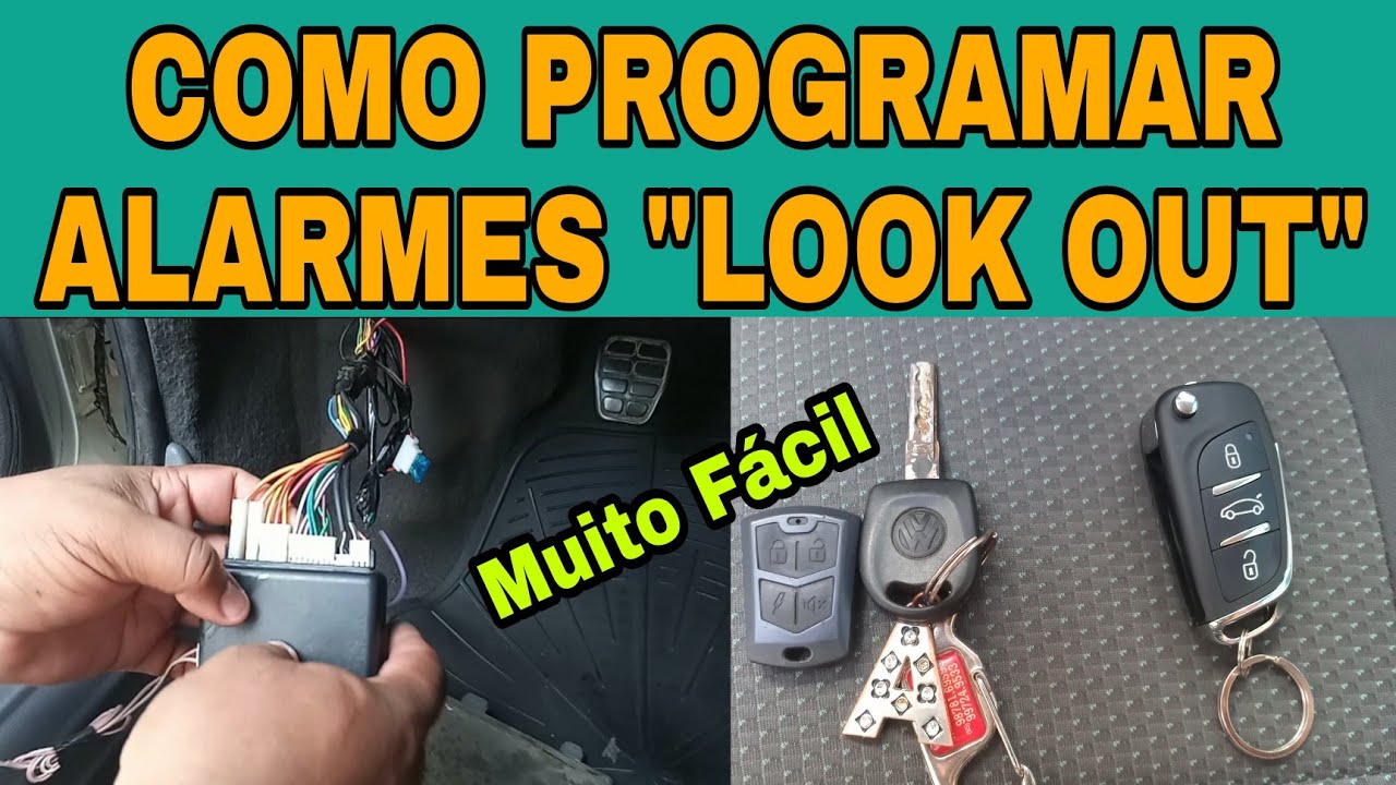 Como Programar o Alarme Look Out, Muito F&aacute;cil !!