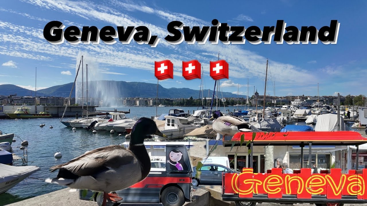 Walk with me around Geneva, Switzerland🇨🇭🇨🇭🇨🇭