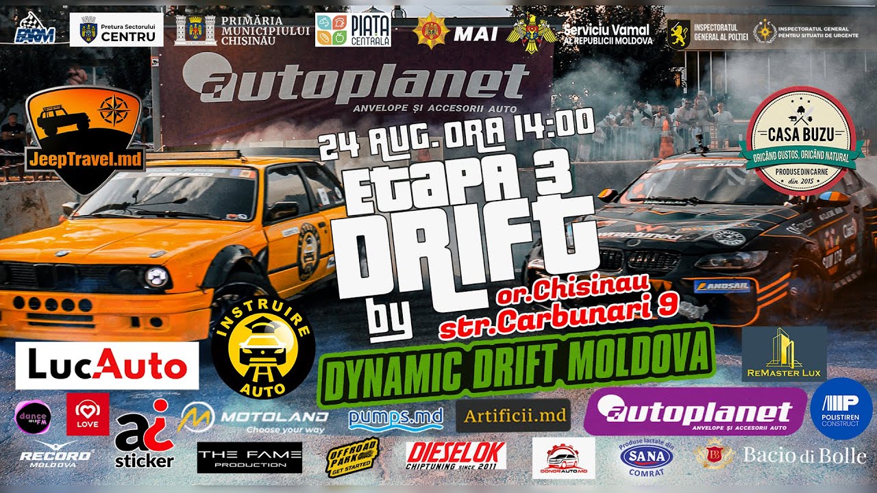 Etapa III – Campionatul Național de Drift 2025. 24.08.2025