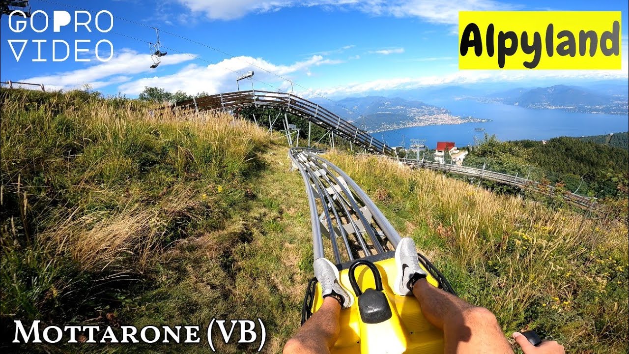 ALPYLAND | Mottarone | BOB SU ROTAIA VISTA LAGO | Spettacolare! [GOPRO 4K]