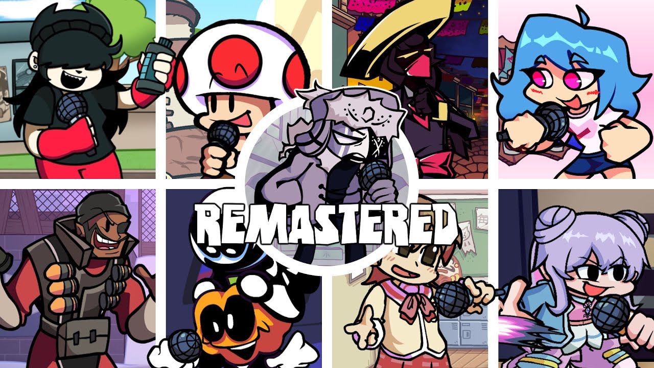 Zavodila But Every Turn A Different Character Is Used - REMASTERED (Friday Night Funkin')