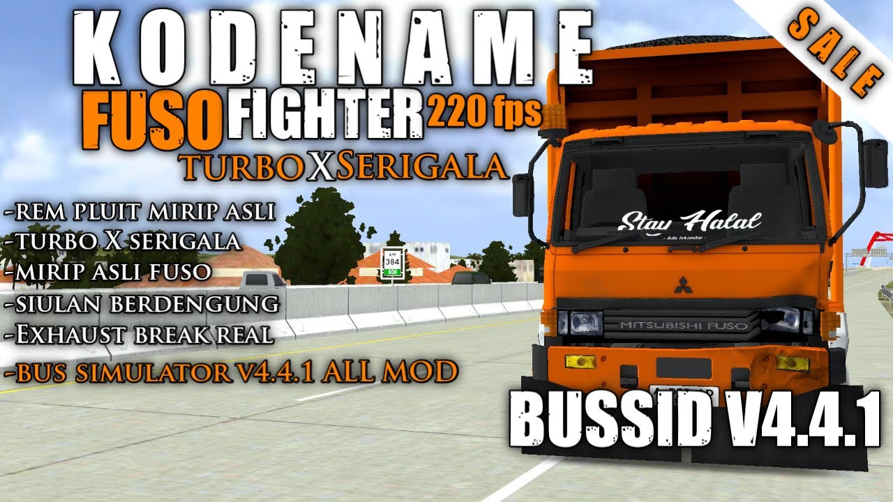 KODENAME BUSSID Sound Fuso Fighter 220PS - SIULAN Turbo X Serigala - ALL MOD BUSSID V4.4.1