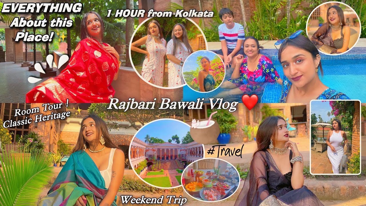 Rajbari Bawali Kolkata | Rajbari Night Stay Vlog ❤️✨| Kolkata Weekend Gateway ‼️