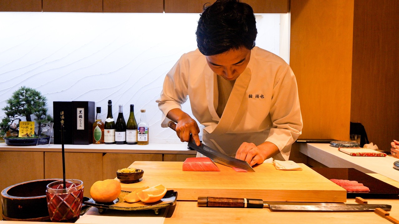 【東京/鮨浩也】25歳大将のその繊細すぎる仕込み。若き才能が握る一貫がヤバすぎた！