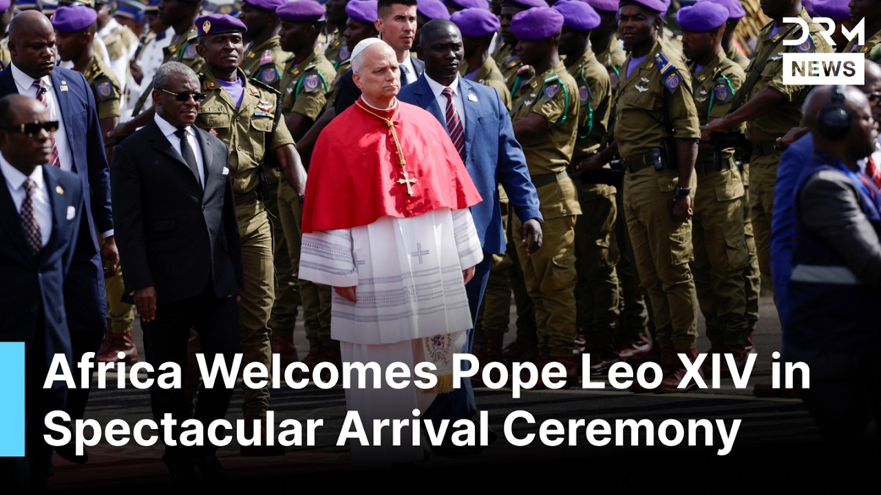 WATCH: Grand Welcome for Pope Leo XIV in Cameroon as Historic Africa Visit Begins | AK1G