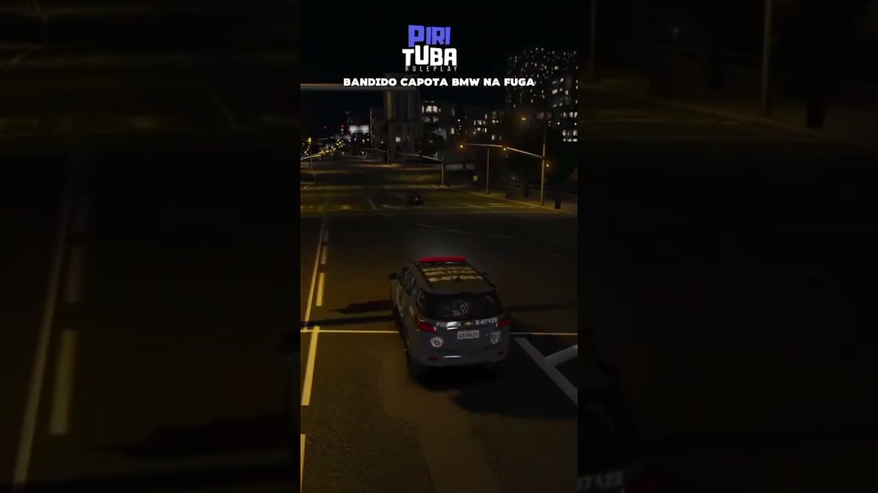 Fuga carro com motor turbo  