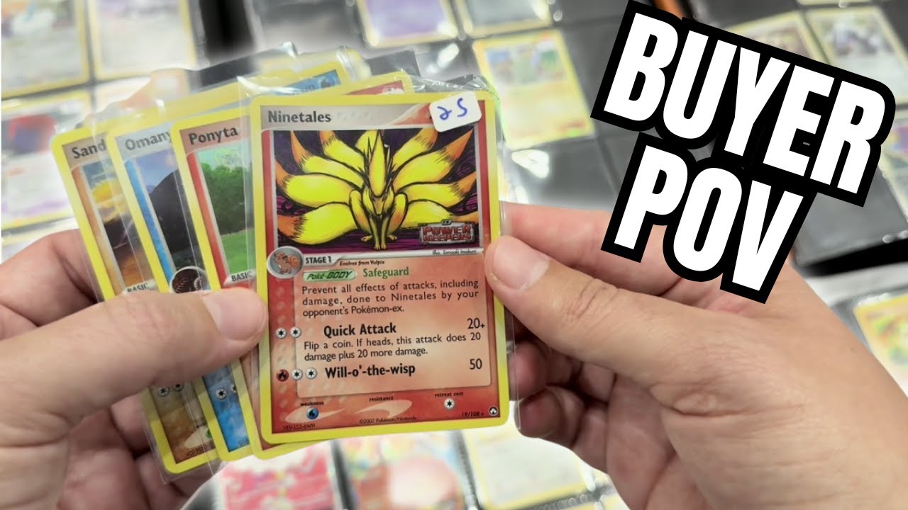 Budget Vintage Pokemon Card Hunting at Long Island TCG Show | Buyer POV