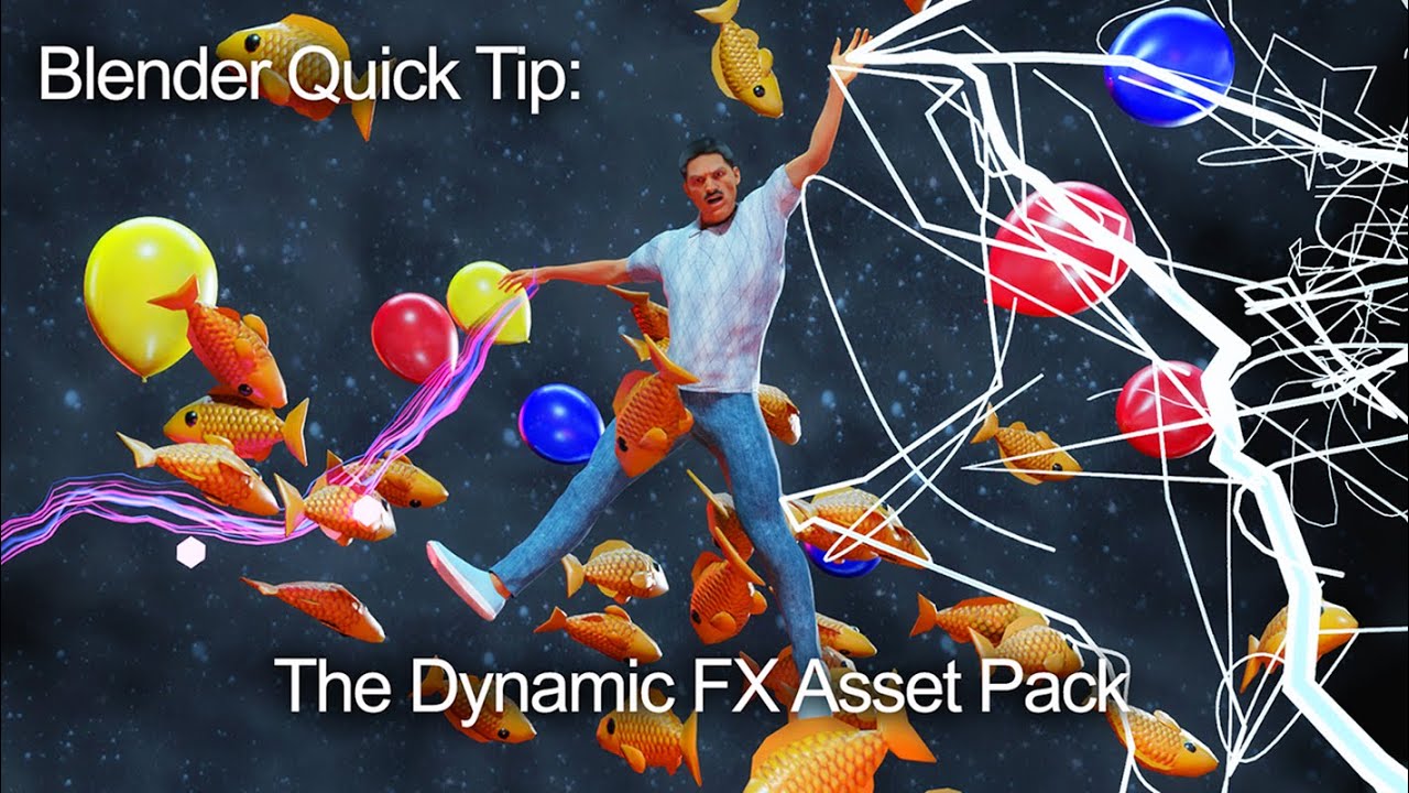 Blender Quick Tip: The Dynamic VFX Elemental Asset Pack