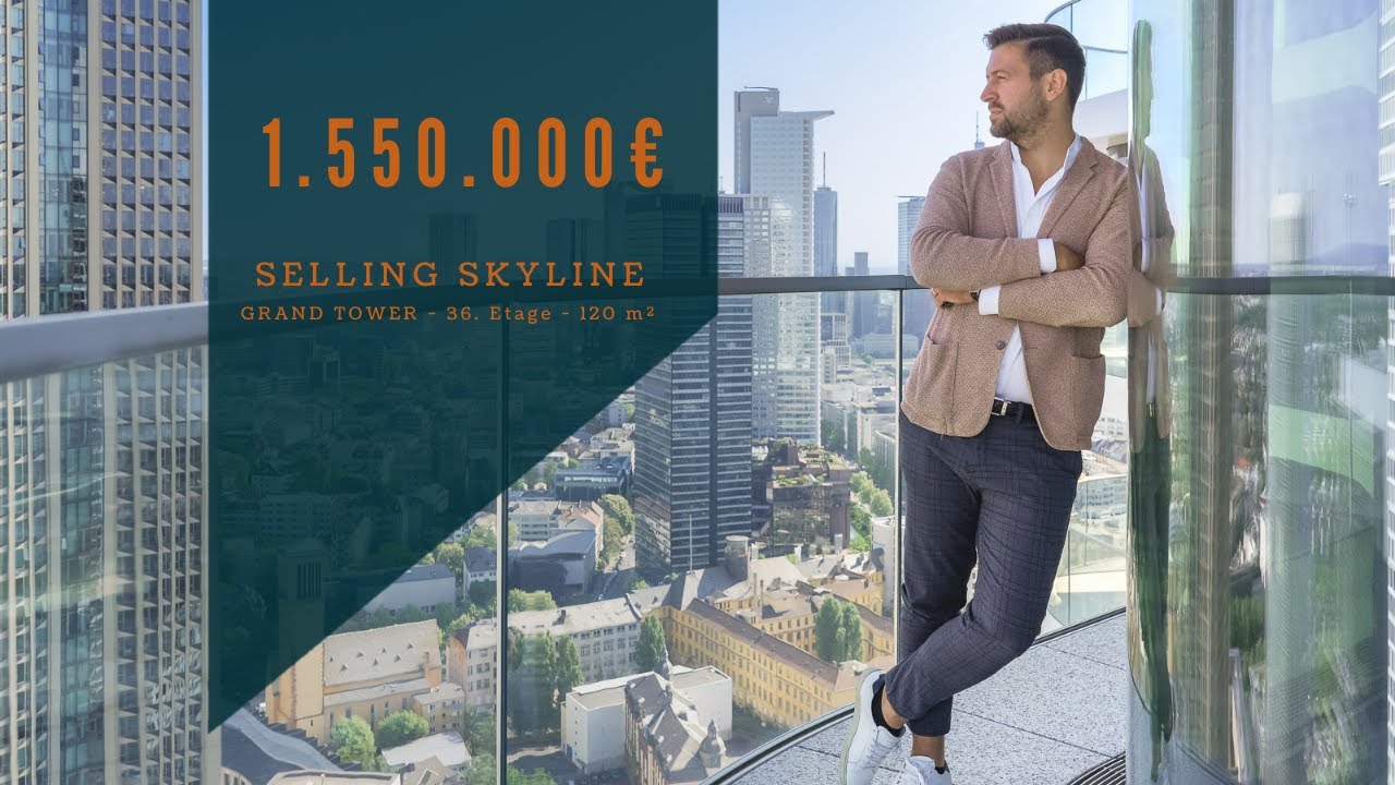 SELLING SKYLINE - Roomtour in einer 120 qm großen Wohnung im 36. Stock im Frankfurter Grand Tower
