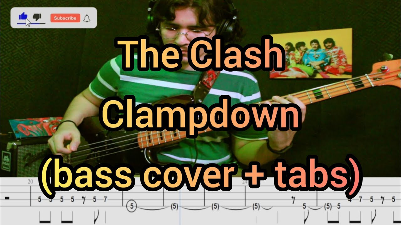 The Clash - Clampdown (bass cover + tabs)